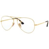 Ray-ban Ray Ban Okvir za naočare Aviator 0RX6489 2500 58, Zlatne boje | Eponuda.com