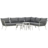 Venture Home Roxo kutna vrtna lounge garnitura, siva | shoptok.hr