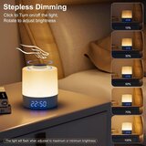 WOBANE LED nočna svetilka z uro | Shoptok.si