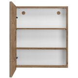 Støraa Stenska kopalniška omarica v hrastovem dekorju z ogledalom 60x70 cm Wisla – | Shoptok.si