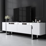 Hanah home yildiz - white, silver whitesilver tv stand Cene