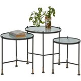 Mömax set mizic alec, 3-Delni, črna, steklo | Shoptok.si
