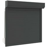 vidaXL Rolete iz aluminija 100x100 cm antracitne | Shoptok.si