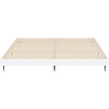  Okvir za krevet visoki sjaj bijeli 150x200 cm konstruirano drvo | shoptok.hr