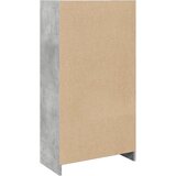  Regal za knjige boja betona 57x28,5x107,5 cm konstruirano drvo | shoptok.hr