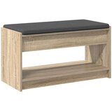  Klupa za hodnik s jastukom Sonoma hrast 83 x 38 x 45 cm - sonoma hrast 83 cm | shoptok.hr