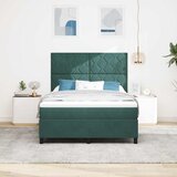  s opruga kutije Tamnozelena 140 x 190 cm Baršun | shoptok.hr
