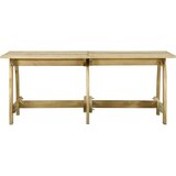 The Living Store Vrtna miza 220x74x75 cm impregnirana borovina - Vrtna Miza, (21460847) | Shoptok.si