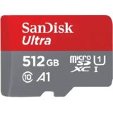 San Disk Ultra microSDXC 512 GB + SD Micro SDXC 512 GB Pomnilniška kartica | Shoptok.si