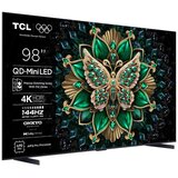 Tcl UHD QD-Mini LED TV sprejemnik 98C6K, 248 cm Cene