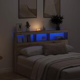 Ormarić za uzglavlje LED boja artisan hrast 160x17x102 cm | shoptok.hr