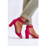 EVENTO Women's Sandals On Heel Fuchsia Lexi | shoptok.hr