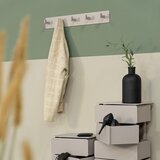 Spinder Design Siv/bež kovinski stenski obešalnik Leatherman – | Shoptok.si