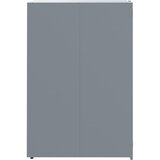  Spremište za 6 kanta za otpad sivo 414 x 79 x 117 cm čelično | shoptok.hr