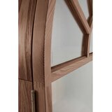 Jotex Vitrina v orehovem dekorju v temni naravni barvi 90x195x40 cm Sandor – | Shoptok.si