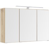 Premium Living Omara Z Ogledalom Florida, Barva Hrasta, Led | Shoptok.si