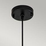 Elstead ETOILE-P-M-MB - Viseći luster ETOILE na sajli 1xE27/60W/230V prečnik 17,8 cm crna | Eponuda.com