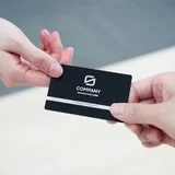 Aluminium Office Card - Black