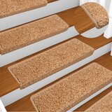  Prostirke za stepenice 15 kom 65x21x4 cm bež pravokutni rub | shoptok.hr