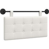  Držeće uzglavlje Zidne Lažna koža - Bijeli 80 cm bez LED | shoptok.hr