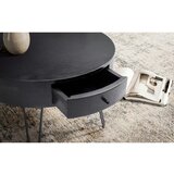 MID.YOU Klubska Miza Mango, Pravi Les, Črna | Shoptok.si