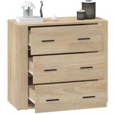  Komoda sonoma hrast 80x33x70 cm inženirski les, (20653995) | Shoptok.si