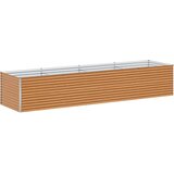  Povišena gredica - Vrtna gredica 390 x 100 x 68 cm Cinkani čelik | shoptok.hr