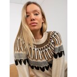 RUE PARIS Sweater-LC-SW-0342.06X-beige | Shoptok.si
