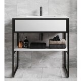 MID.YOU Kombiniran Umivalnik Bitila 80, Bela, Črna | Shoptok.si