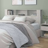 vidaXL uzglavlje s ormarićem siva boja betona 200 x 18,5 x 104,5 cm | shoptok.hr