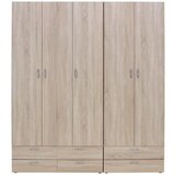 XXXL Omara Za Oblačila Basic 2, Barva Hrasta Sonoma | Shoptok.si