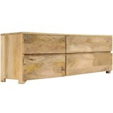  TV omarica iz trdnega mangovega lesa 110x30x40 cm | Shoptok.si