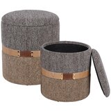 BIZZOTTO Sivi/smeđi tabure Talya – | shoptok.hr