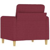  Fotelja crvena boja vina 60 cm od tkanine | Eponuda.com