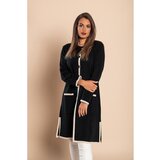 Fenzy Pleteni Kardigan S Gumbima, Crni | shoptok.hr