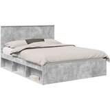 Konstrukcija postelje z vzglavjem Betonsko siva 150 x 200 cm, (5000103454) | Shoptok.si