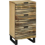 vidaXL stranska omara 40x33.5x75 cm Trden les mangov in umetni les | Shoptok.si