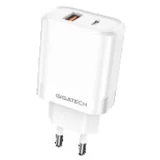 punjač Gigatech, NXC251, USB i C izlaz, 25W, bijeli