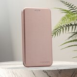  Maska za Honor 400 Smart/ X7d na preklop Nanobit Coral Book roze zlatna Cene