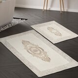 Hanah home set 2 prostirke za kupatilo Krem