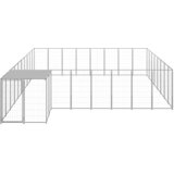  Kavez za pse srebrni 20,57 m² čelični | shoptok.hr
