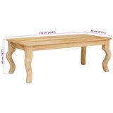  Kava Stol Smeđa 110 x 55 x 40 cm Čvrsto drvo manga | shoptok.hr