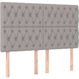  Box spring postelja z vzmetnico LED sv. siva 160x200 cm blago, (20789661) | Shoptok.si