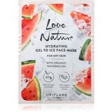 Oriflame Love Nature Gel To Ice Organic Watermelon hidratantna maska za lice za suho lice 10 ml | shoptok.hr