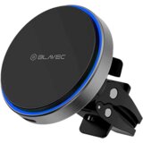 BLAVEC Auto držač 15W magnetski s bežičnim punjenjem za ventilacijski otvor - crni | shoptok.hr