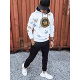 DStreet Bluza męska z nadrukiem biała | Shoptok.si