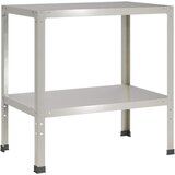  Stol za presađivanje 100 x 50 x 80 cm Nehrđajući čelik Srebrna | shoptok.hr