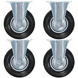 vidaXL fiksna kolesa 4 kosi 125 mm Cene