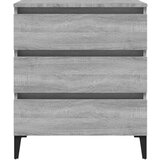  Komoda siva sonoma 60x35x69 cm konstruiran les, (20654184) | Shoptok.si