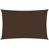 vidaXL Senčno jadro oksford blago pravokotno 4x7 m rjavo, (20965696) | Shoptok.si
